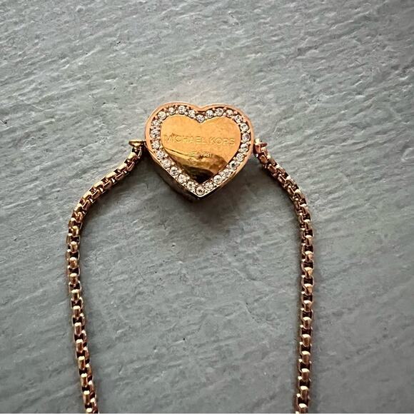 Michael Kors Rose Gold Heart Bracelet - Picture 6 of 7